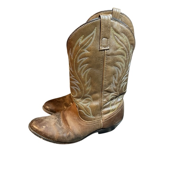 Shoes - Laredo Brown Western Cowboy Boots 7.5